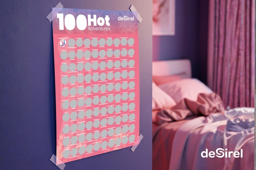 Desirel - 100 Sexpositionen Rubbelposter | Desirel.ch Sexshop